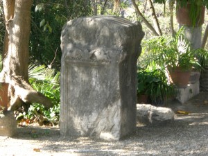 CASALOTTI -Interno Castello della Porcareccia-Reperti Archeologici- Stele commemorativa di un “apparitore” imperiale