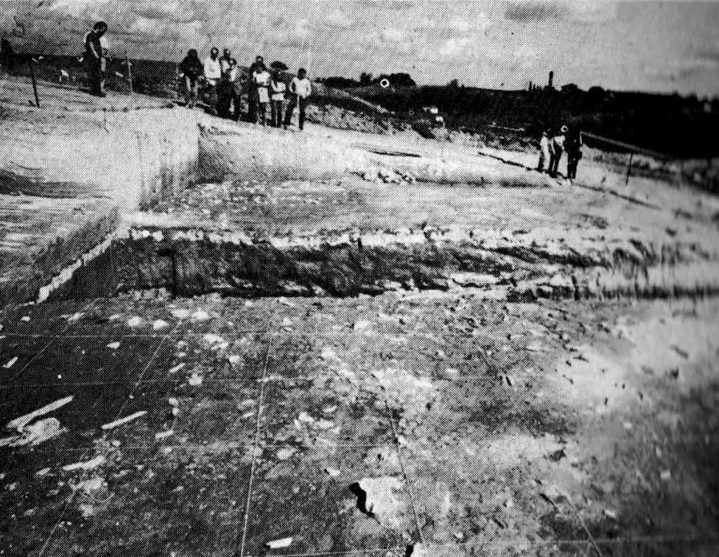 CASTEL DI GUIDO - PRIMA DELLA STORIA- Una veduta dello scavo della terza campagna effettuata nel 1982