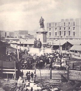 ROMA - 1895 -inaugurazione monumento a CAMILLO CAVOUR