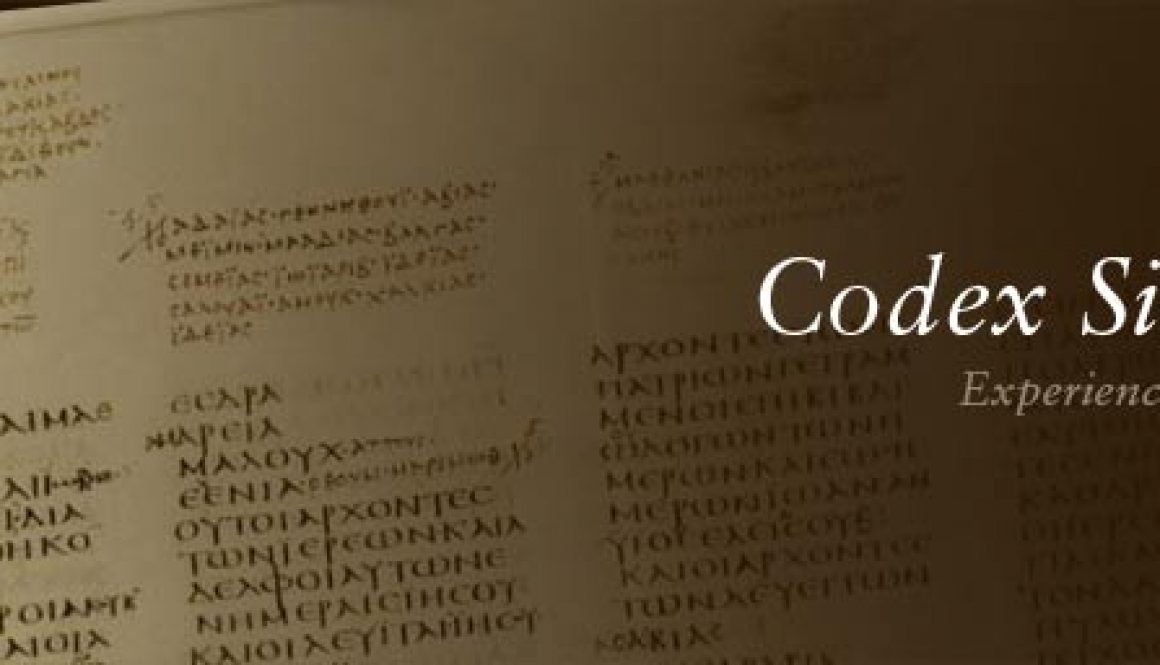 Codex Sinaiticus, la più antica Bibbia cristiana