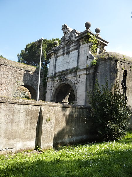 AURELIA ANTICA-ARCO TIRADIAVOLI-visto da Vila Pamphilj
