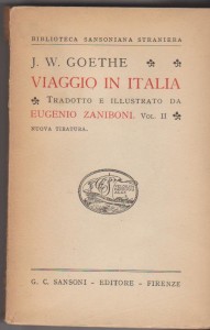 Goethe J.W., Viaggio in Italia 