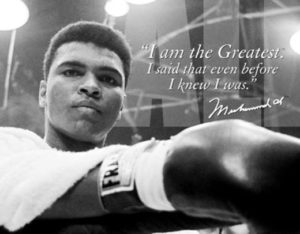 Muhammad Ali, nato Cassius Marcellus Clay Jr. (Louisville, 17 gennaio 1942 – Phoenix, 3 giugno 2016), 