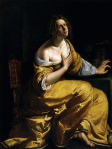 Conversione-della-Maddalena-Artemisia Gentileschi Palazzo Braschi fino al 7 maggio 2017.