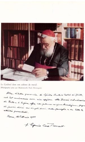 Sua Eminenza Rev.ma Cardinale EUGENIO TISSERANT