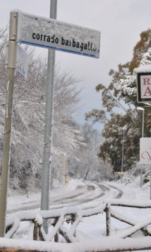 RESIDENZA AURELIA di CASTEL DI GUIDO , la grande neve di Febbraio 2012-