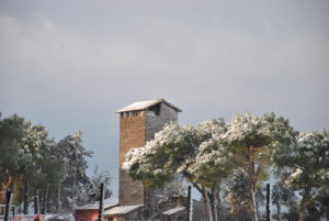 RESIDENZA AURELIA di CASTEL DI GUIDO , la grande neve di Febbraio 2012-