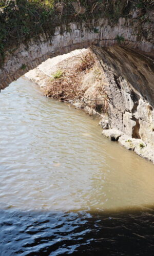 CASTEL di GUIDO-Bivio di FREGENE-via Aurelia- PONTE ROMANO SUL FIUME ARRONE.