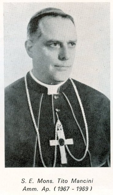 S.E. Monsignor Tito Mancini, Vescovo Ausiliare per la Diocesi di Porto e Santa Rufina.