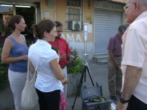 MALAGROTTA – AGOSTO 2009 Cerimonia di consegna del nuovo rilevatore di polveri sottili.