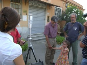 MALAGROTTA – AGOSTO 2009 Cerimonia di consegna del nuovo rilevatore di polveri sottili.