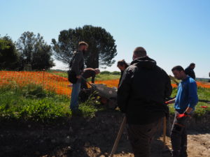 Castel di Guido- - 22 aprile 2017-GAR- Sessione di scavo Villa Romana delle Colonnacce