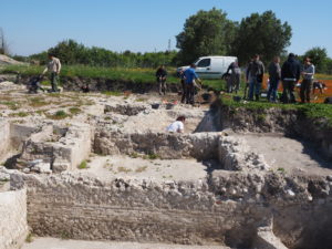 Castel di Guido- - 22 aprile 2017-GAR- Sessione di scavo Villa Romana delle Colonnacce -