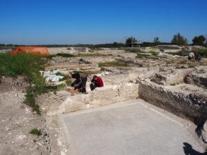 Castel di Guido- - 22 aprile 2017-GAR- Sessione di scavo Villa Romana delle Colonnacce -