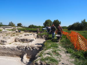 Castel di Guido- - 22 aprile 2017-GAR- Sessione di scavo Villa Romana delle Colonnacce -