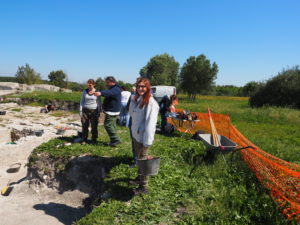 Castel di Guido- - 22 aprile 2017-GAR- Sessione di scavo Villa Romana delle Colonnacce -