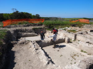 Castel di Guido- - 22 aprile 2017-GAR- Sessione di scavo Villa Romana delle Colonnacce .