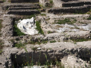 Castel di Guido- - 22 aprile 2017-GAR- Sessione di scavo Villa Romana delle Colonnacce .