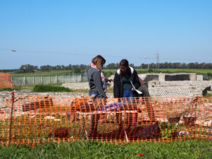 Castel di Guido- - 22 aprile 2017-GAR- Sessione di scavo Villa Romana delle Colonnacce .