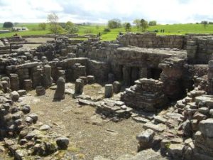 Il forte di Vindolanda , fatto erigere nel 79 d.C. al confine con l’odierna Scozia dopo la conquista romana della Bretagna.