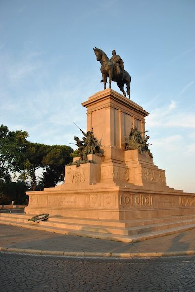 GIUSEPPE GARIBALDI- monumento al Gianicolo -ROMA