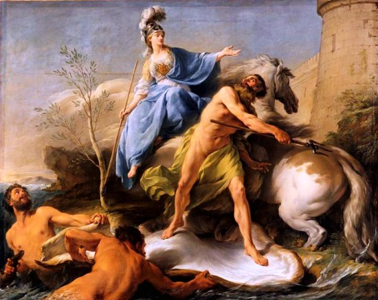 Dispute de Minerve et de Neptune, (1748)-Louvre,Parigi-