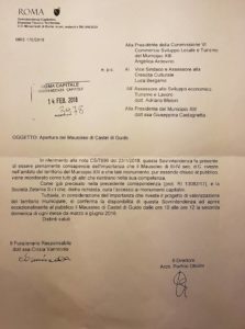 Comunicato riapertura Mausoleo di Castel di Guido-Angelica Ardovino-M5S