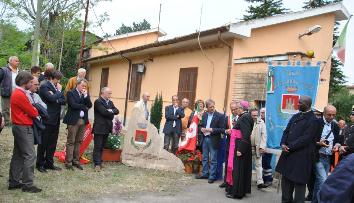 inaugurazione epigrafe Campo FARFA SABINA- 25 aprile 2013-