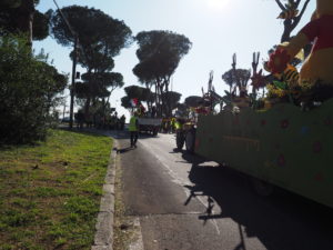 Borgo Testa di Lepre-3 marzo 2019- la sfilata dei carri allegorici.