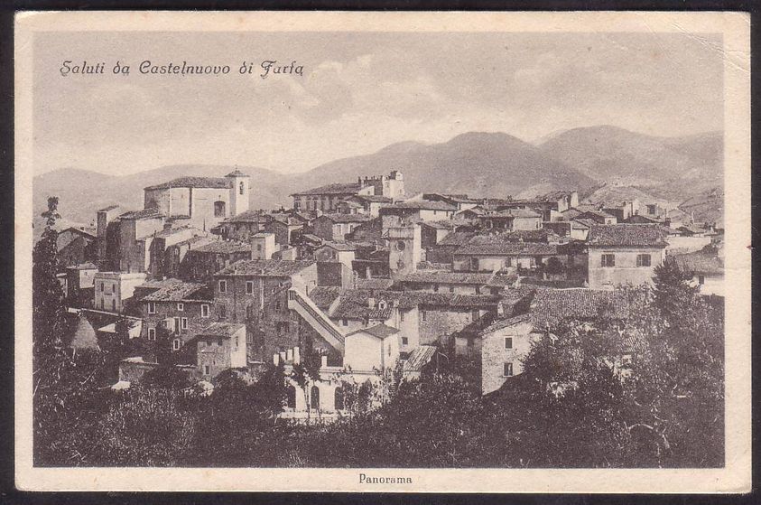 Castelnuovo di Farfa (Rieti) - Foto 1920-