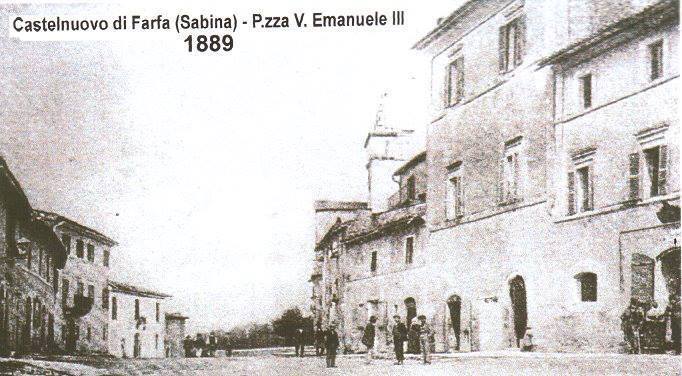 Castelnuovo di Farfa (Rieti) Foto del 1889