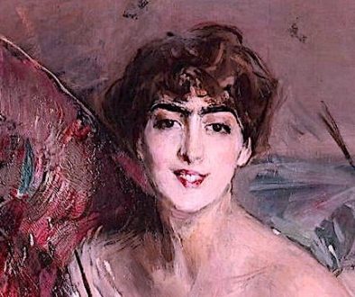 La signora in rosa-Dipinto di Giovanni Boldini