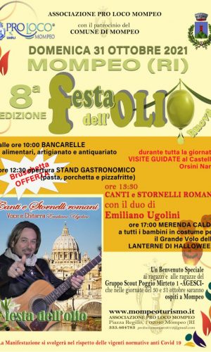 LA FESTA DELL'OLIO DI MOMPEO