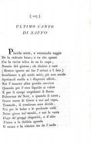 Giacomo Leopardi: Canzoni - Bologna 1824