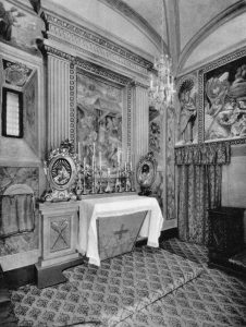 ORVINIO (Rieti)- Il Castello-la Cappella - foto del 1935.