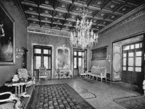 ORVINIO (Rieti)- Il Castello-Salone da Ballo - foto del 1935.