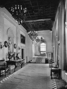 ORVINIO (Rieti)- Il Castello-La Galleria- foto del 1935.