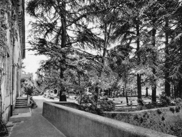 ORVINIO (Rieti)- Il Castello-Interno del Parco - foto del 1935