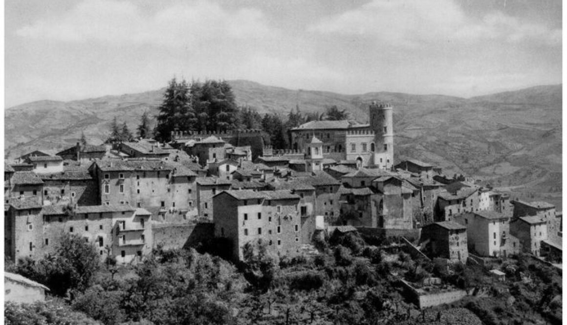 ORVINIO (RIETI)-Il Castello- Foto del 1935