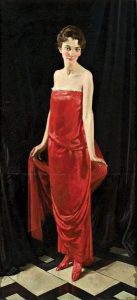 William Orpen - En rouge Mme Errázuriz