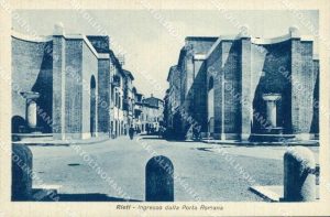 RIETI: PORTA ROMANA, IL PROGETTO DI C. BAZZANI