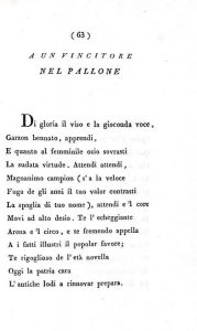 Giacomo Leopardi: Canzoni - Bologna 1824