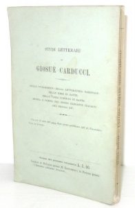 Giosuè Carducci - Nuove poesie - prima edizione del 1873