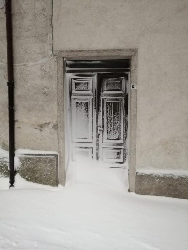 Carmine Ciolfi Fotografo- La neve del Molise -Borgo di Capracotta