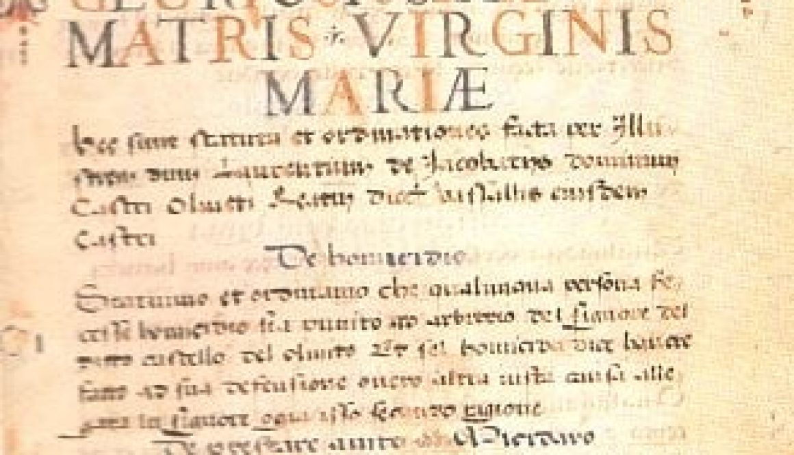 Oliveto di Torricella Sabina e il suo Statuto del sec. XVI