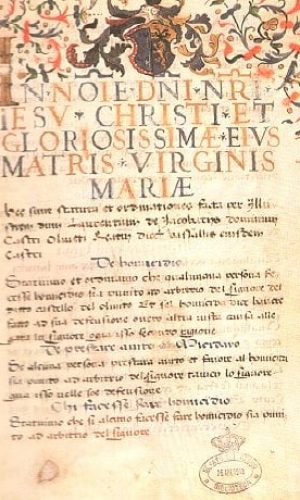 Oliveto di Torricella Sabina e il suo Statuto del sec. XVI