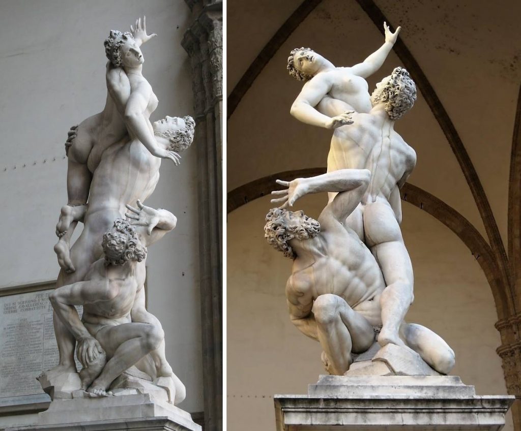  “ Il Ratto delle Sabine” il capolavoro del Giambologna
