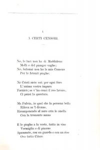 Giosuè Carducci - Nuove poesie - prima edizione del 1873