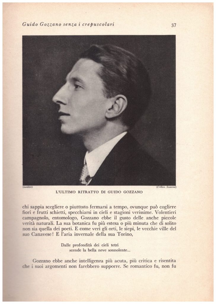 GUIDO GOZZANO - Rivista PAN 1933- -Biblioteca DEA SABINA- Copia anastatica-