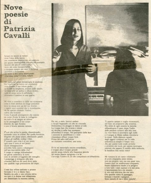 Patrizia Cavalli